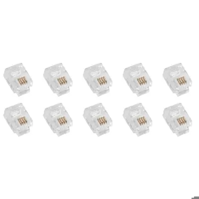 سوکت تلفن RJ11 کد HJ32 بسته 10 عددی