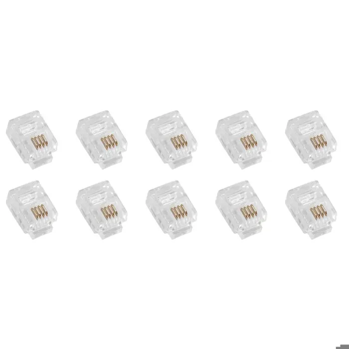 سوکت تلفن RJ11 کد HJ32 بسته 10 عددی