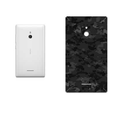 برچسب پوششی ماهوت مدل Night-Army-Pixel مناسب برای گوشی موبایل نوکیا XL