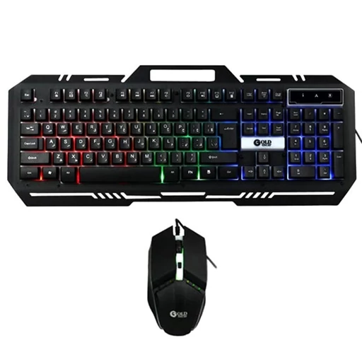 کیبورد و ماوس مخصوص بازی گلد اسکار Gold Oscar مدل KB9001