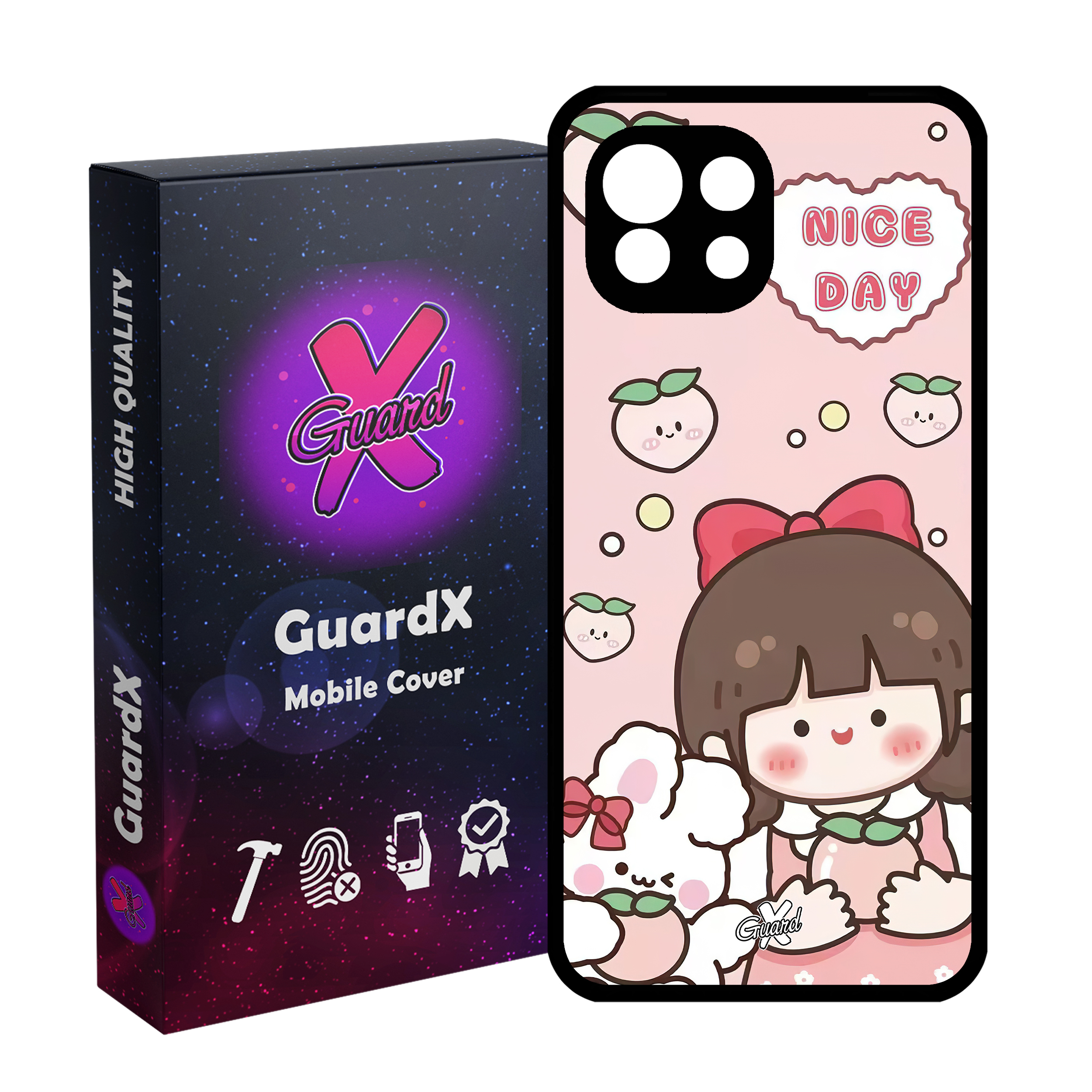 کاور گارد ایکس طرح دختر مدل Glass10522 مناسب برای گوشی موبایل شیائومی  MI 11 Lite