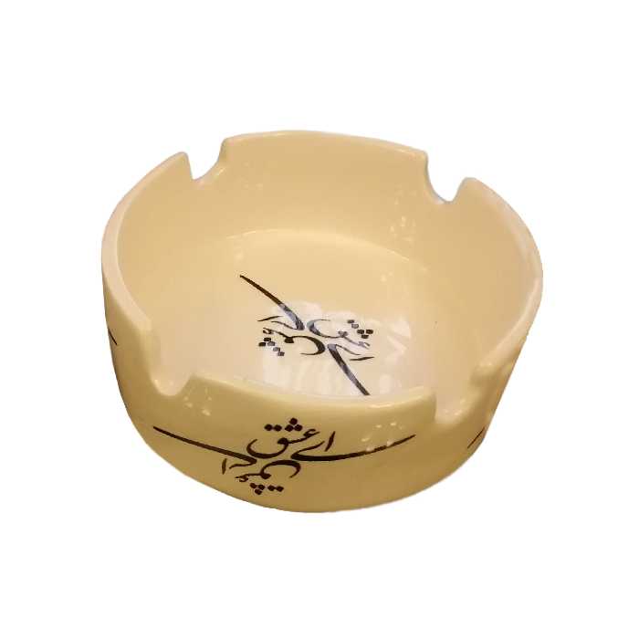 زیرسیگاری سرامیکی مدل سیاه مشق کد 2020