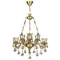 لوستر هفت شعله چشمه نور کد S3559.3-1-A