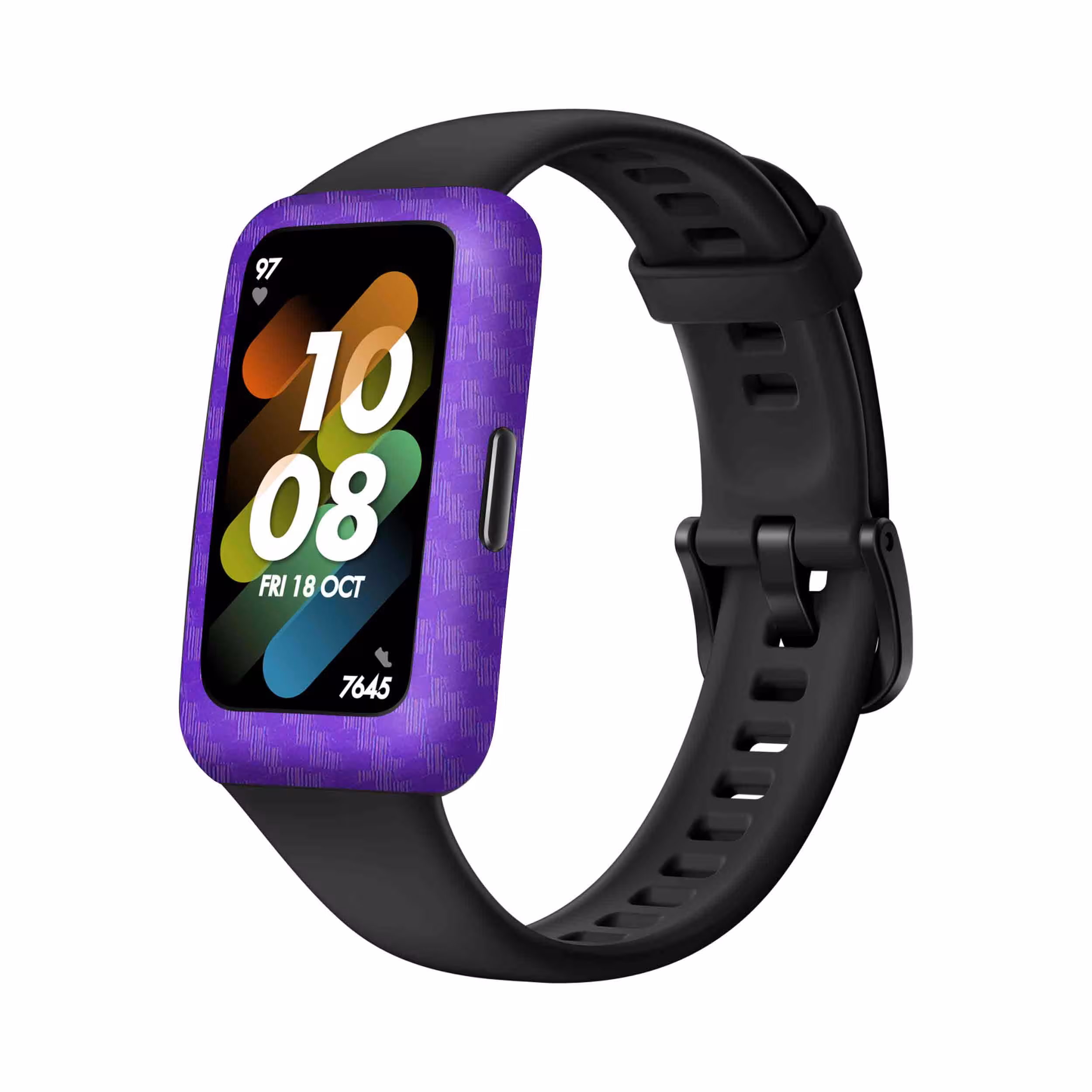 برچسب ماهوت طرح Purple-Fiber مناسب برای ساعت هوشمند هوآوی Band 7