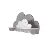 شلف دیواری اتاق کودک طرح ابر مدل MKids52-Gray