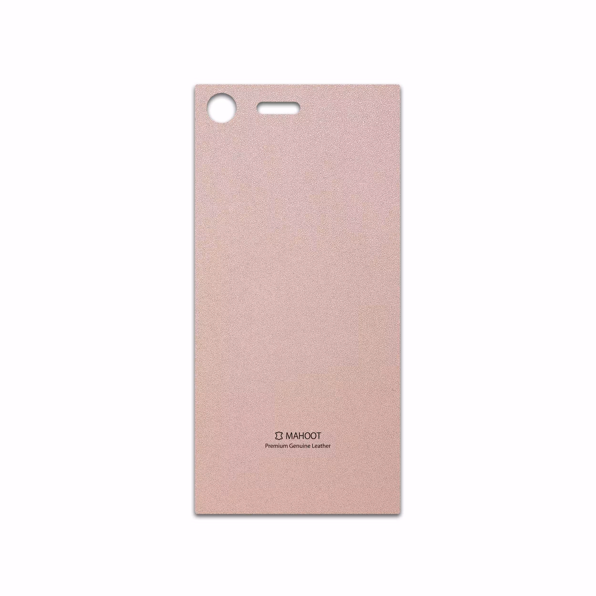 برچسب پوششی ماهوت مدل Rose Gold Leather مناسب برای گوشی موبایل سونی Xperia XZ Premium