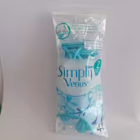 خودتراش زنانه 2 تیغه ژیلت مدل simply venus بسته 4 عددی