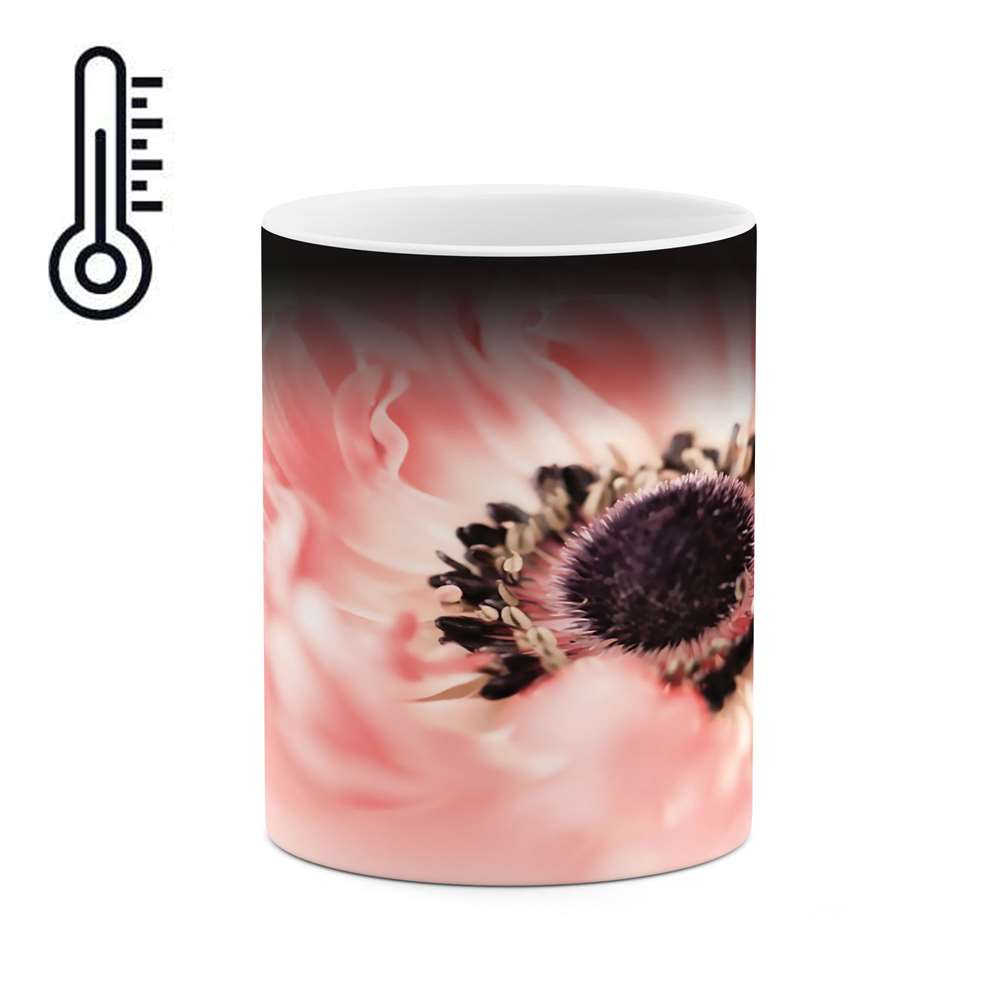 ماگ حرارتی طرح گل فانتزی مدل mgh01205