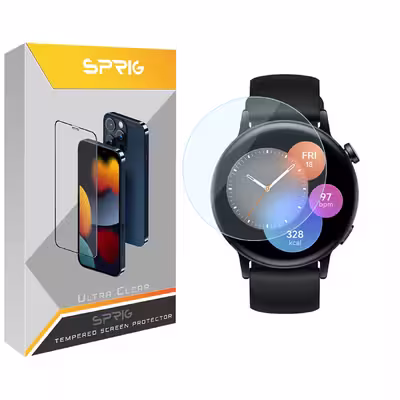 محافظ صفحه نمایش شیشه ای اسپریگ مدل SPG مناسب برای ساعت هوشمند هوآوی GT3 42mm