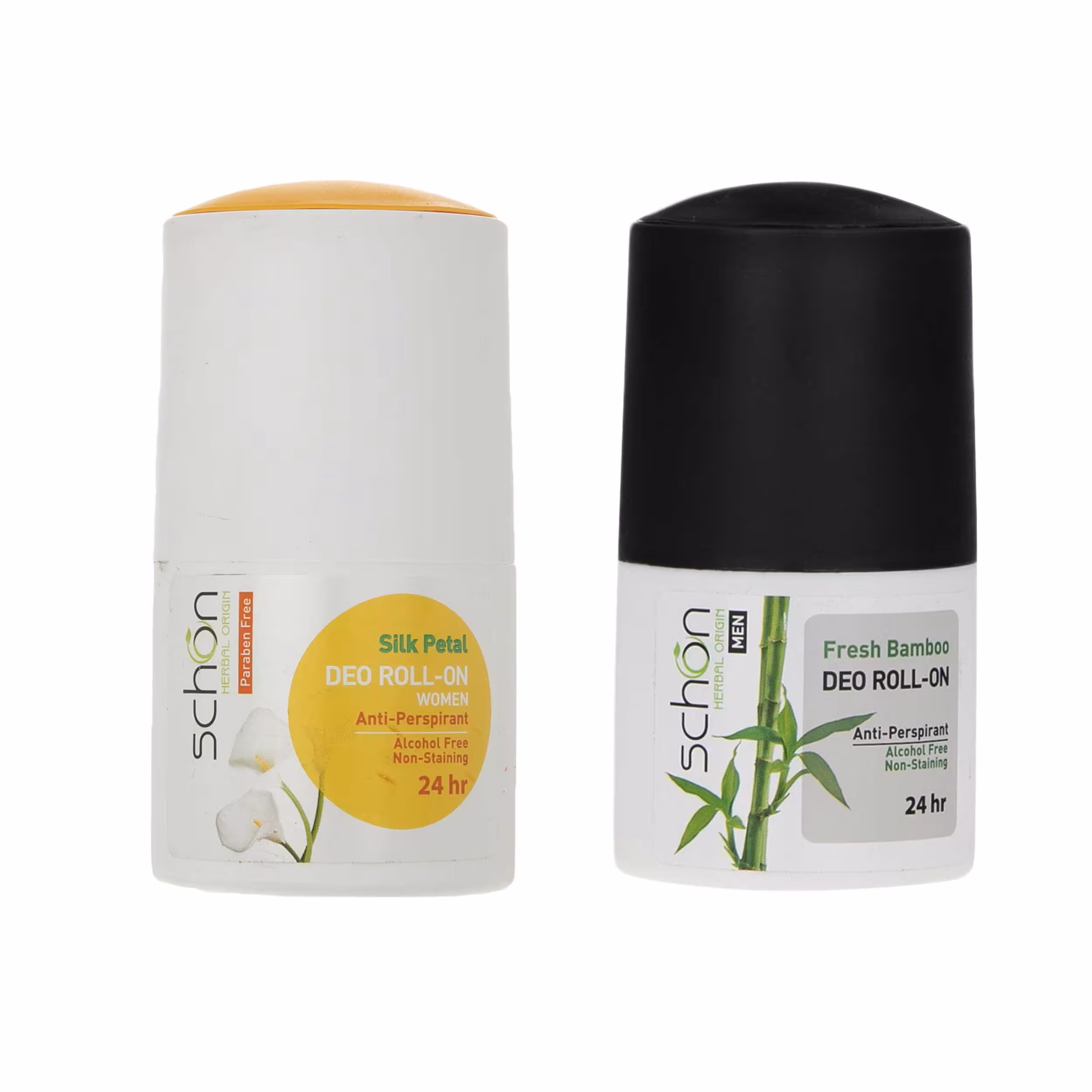 رول ضد تعریق زنانه شون مدل Silk Petal حجم 50 میلی لیتر به همراه رول ضد تعریق مردانه مدل Fresh Bamboo 