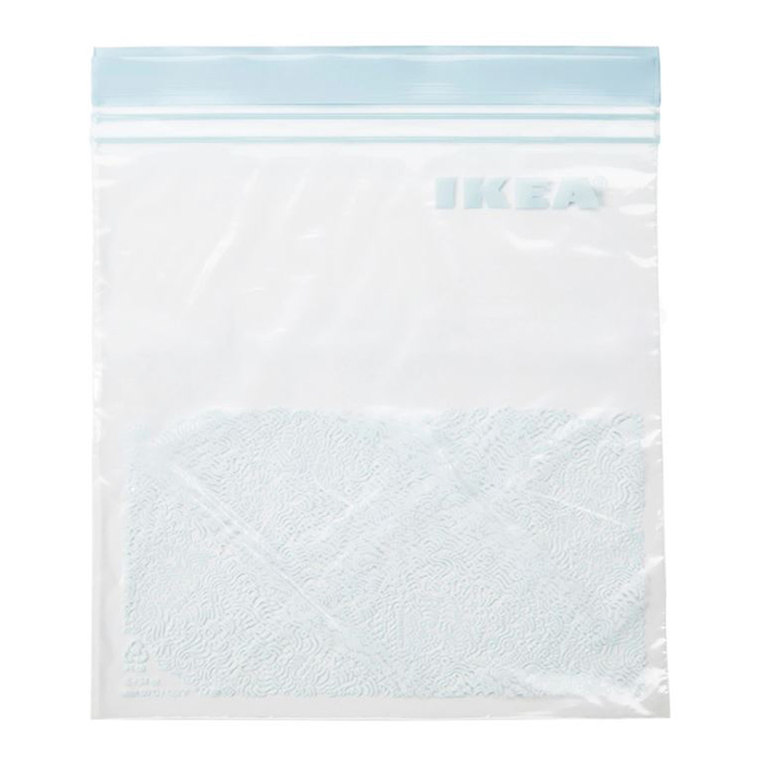 کیسه زیپ دار 1 لیتری ایکیا مدل ISTAD بسته 25 عددی