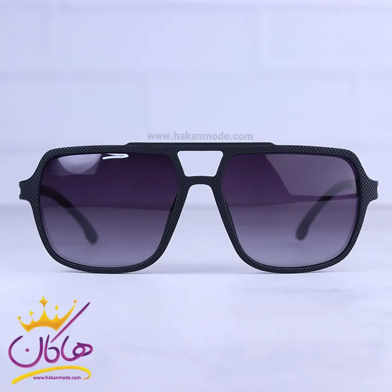 عینک آفتابی مورل مردانه مشکی فریم مربع 7904/1