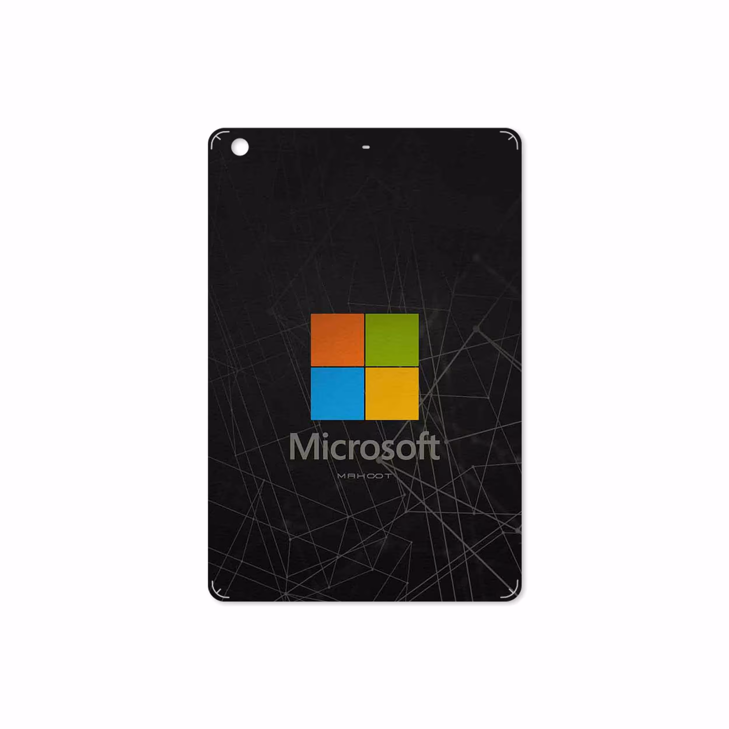 برچسب پوششی ماهوت مدل Microsoft-Logo مناسب برای تبلت اپل iPad mini 2 2013 A1489