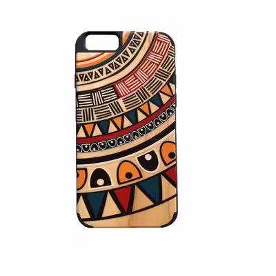 کاور طرح ماندلا مدل WOODR05 مناسب برای گوشی موبایل اپل iphone 6/6S