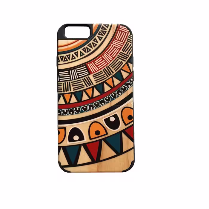 کاور طرح ماندلا مدل WOODR05 مناسب برای گوشی موبایل اپل iphone 6/6S