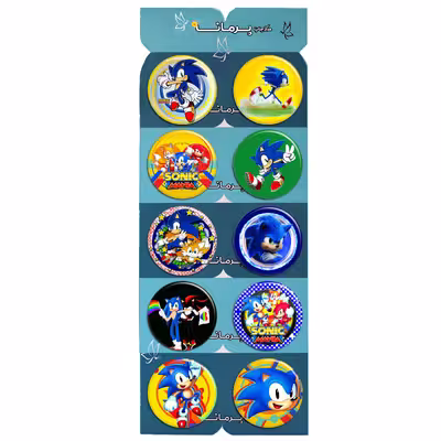 پیکسل پرمانه طرح سونیک کد pmg.85 مجموعه 10 عددی