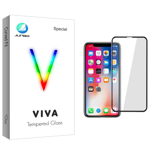 محافظ صفحه نمایش جانبو مدل Viva Glass مناسب برای گوشی موبایل اپل آیفون X | کالا برتری