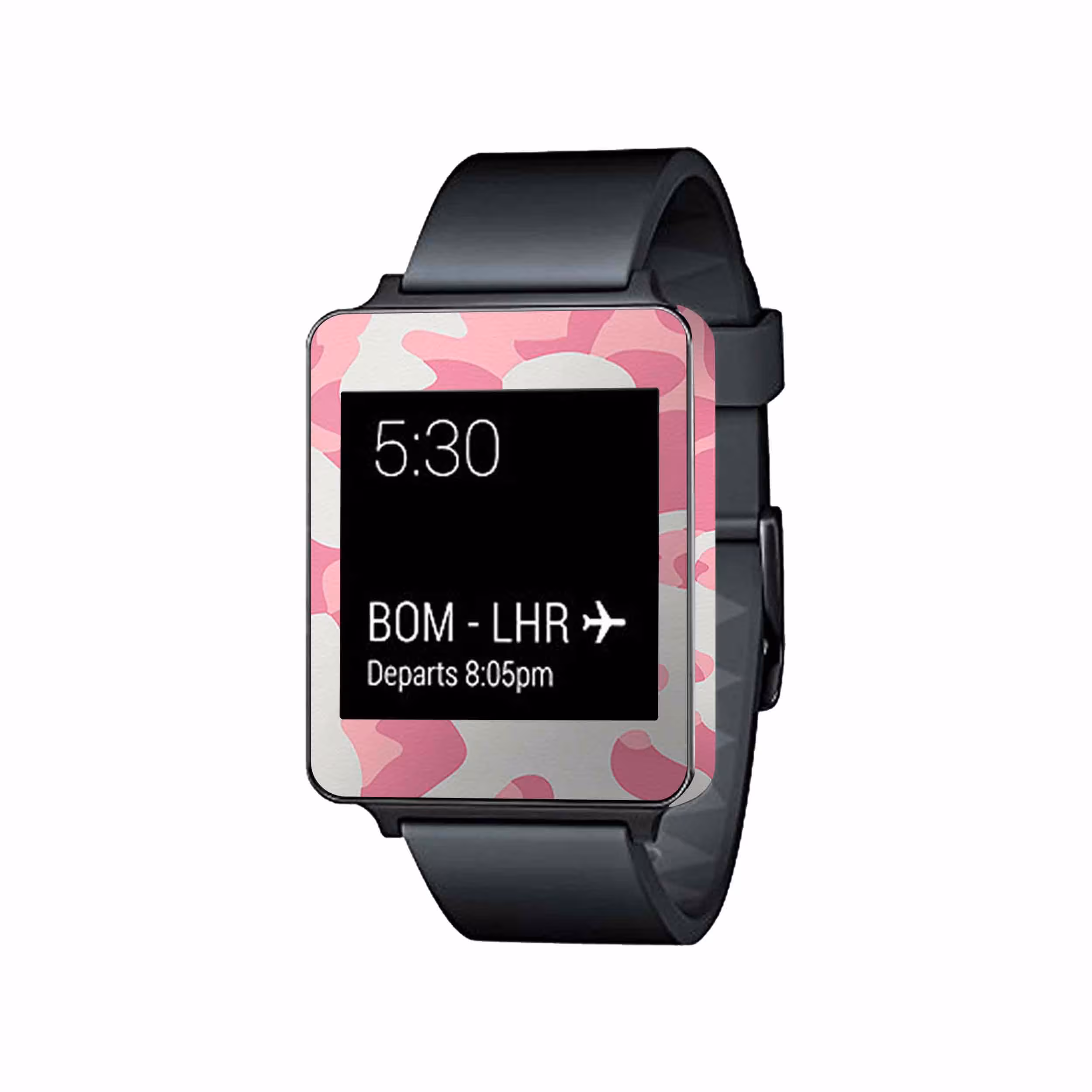 برچسب ماهوت طرح Army Pink مناسب برای ساعت هوشمند ال جی G Watch