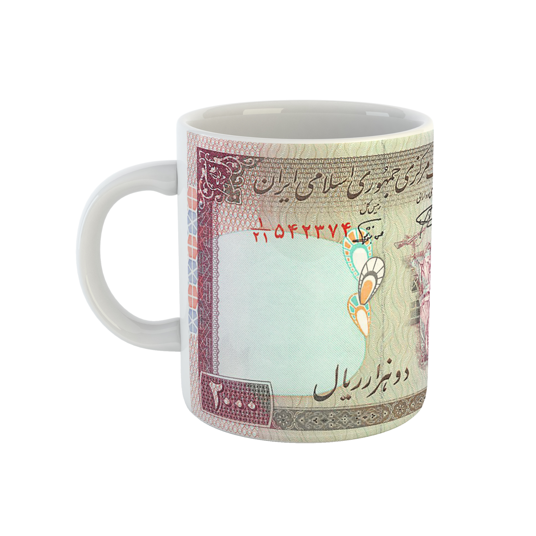 ماگ طرح اسکناس مدل 200 تومانی