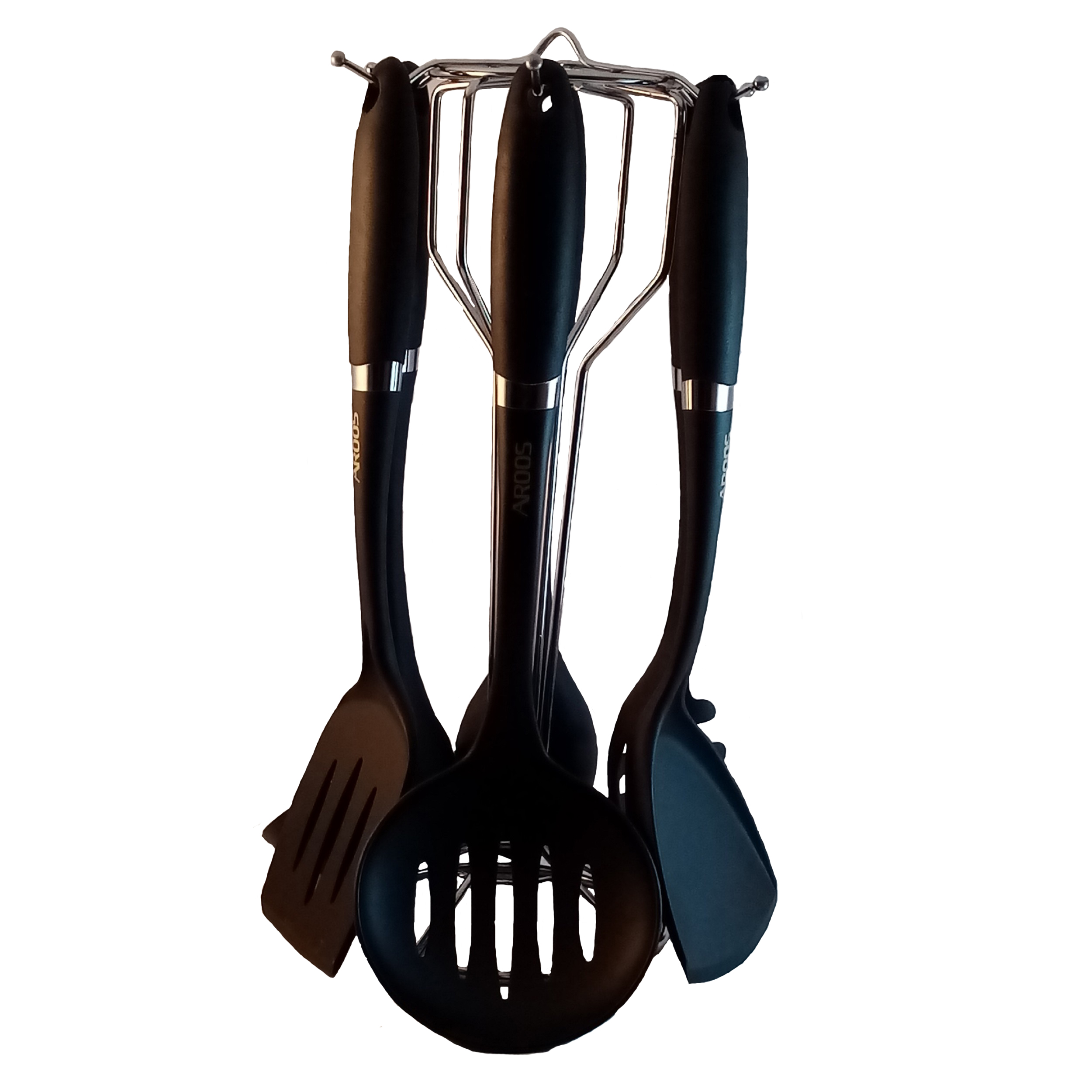 سرویس کفگیر و ملاقه 7 پارچه عروس کد 259