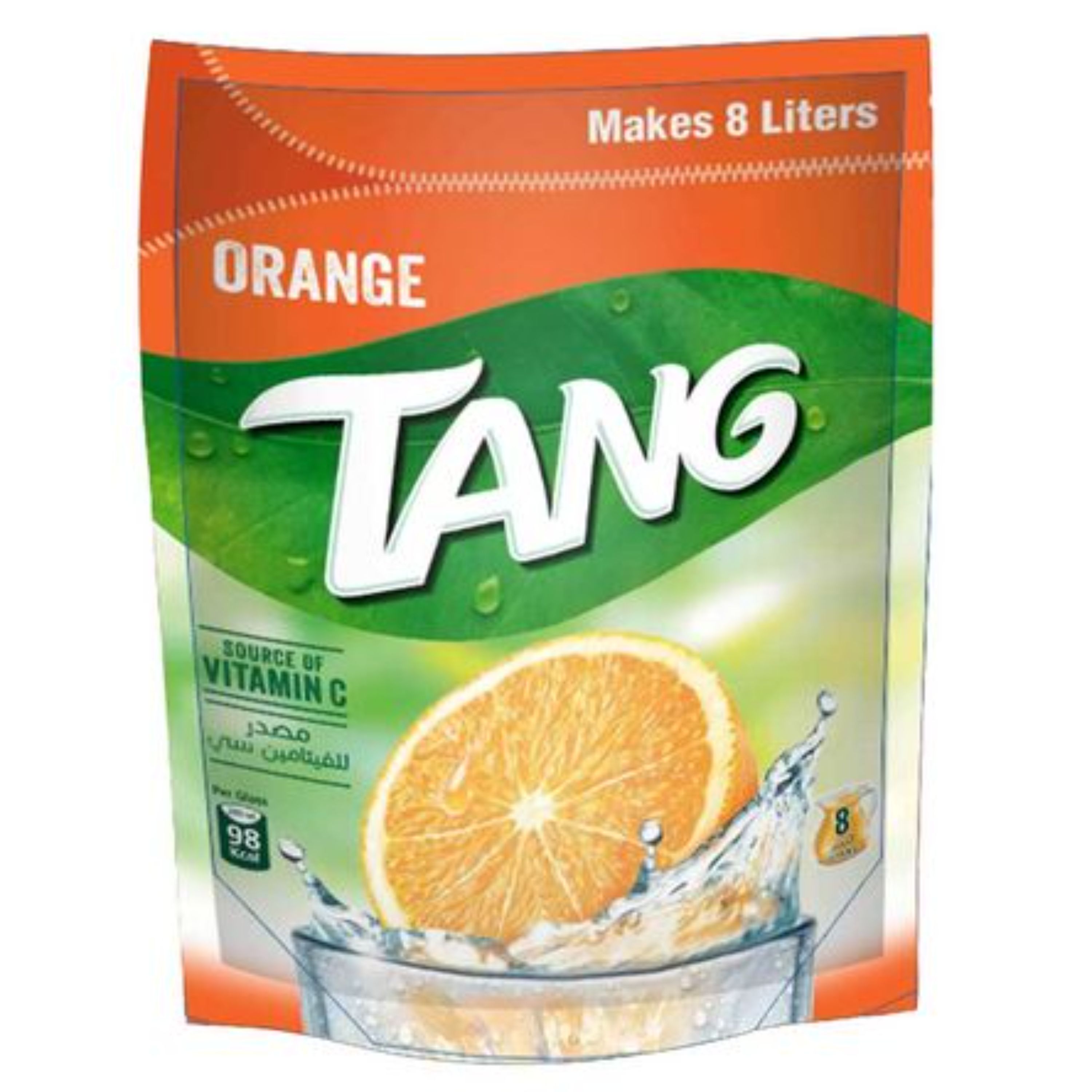 پودر شربت پرتغال تانگ tang محصول امارات یک کیلو برابر 8 لیتر نوشیدنی 