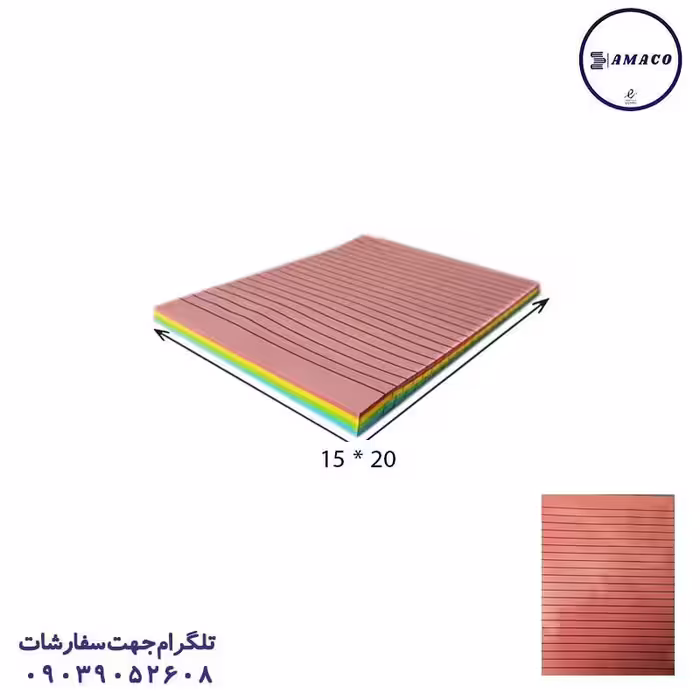نوت A5 خط دار  15*20