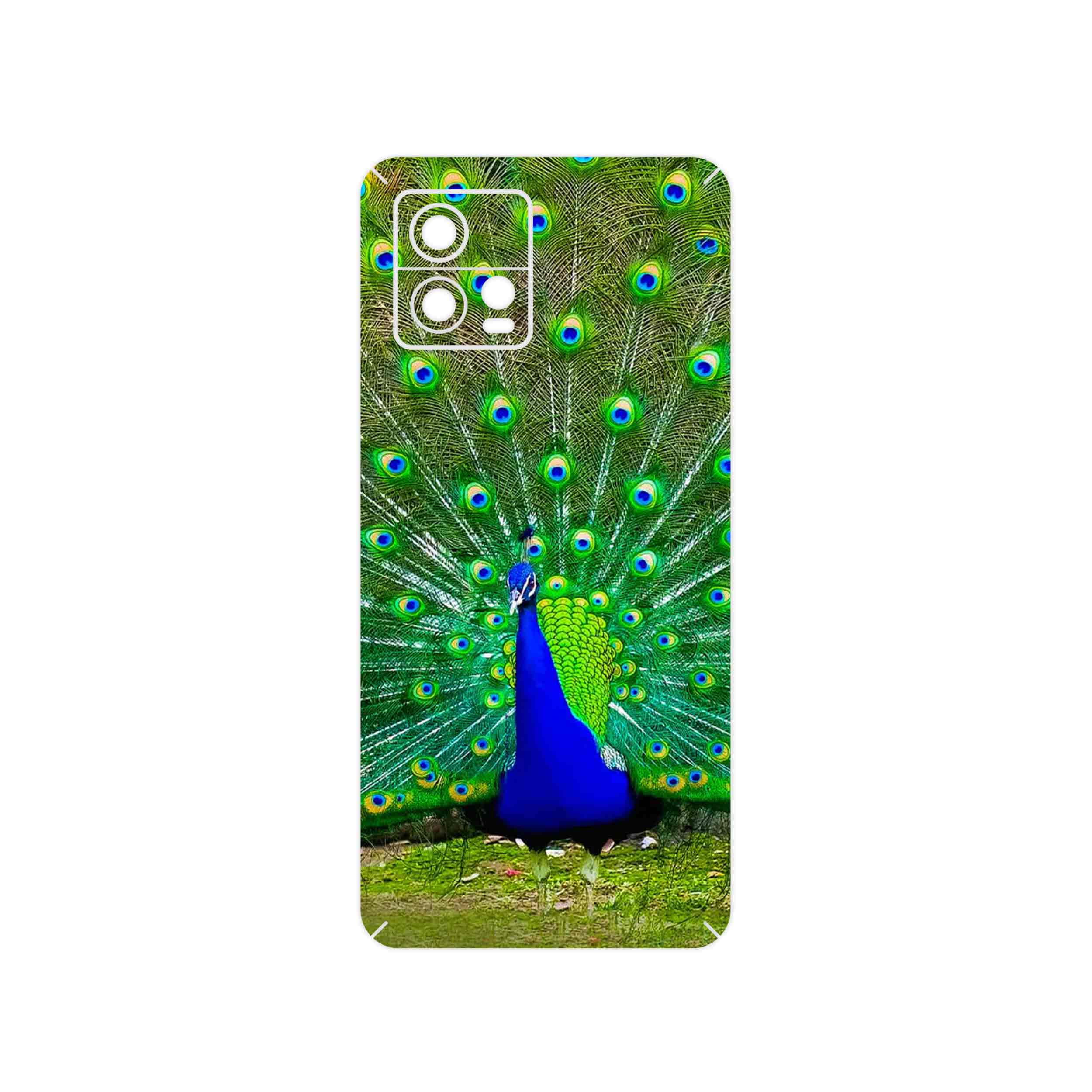 برچسب پوششی ماهوت مدل Peacock مناسب برای گوشی موبایل موتورولا Moto G72