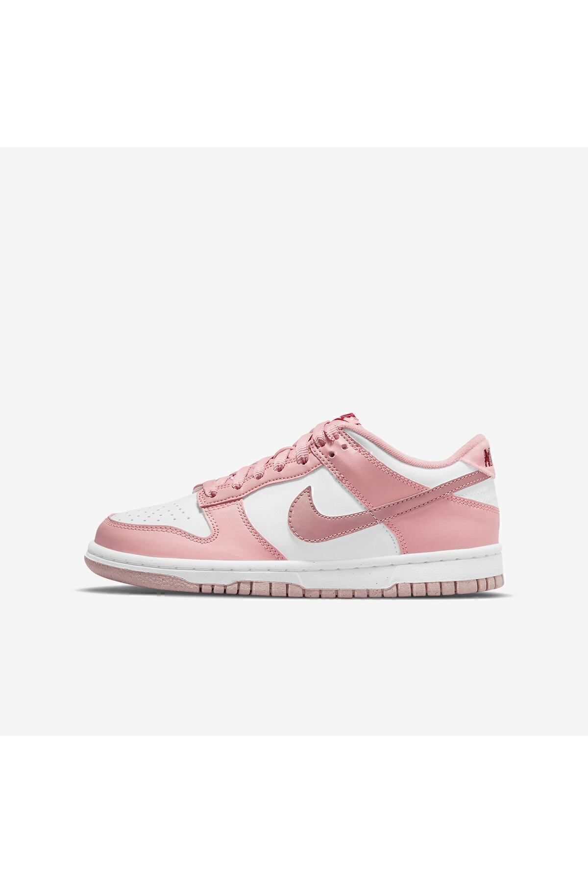 اسنیکر صورتی زنانه مخمل کم رنگ اورجینال Nike