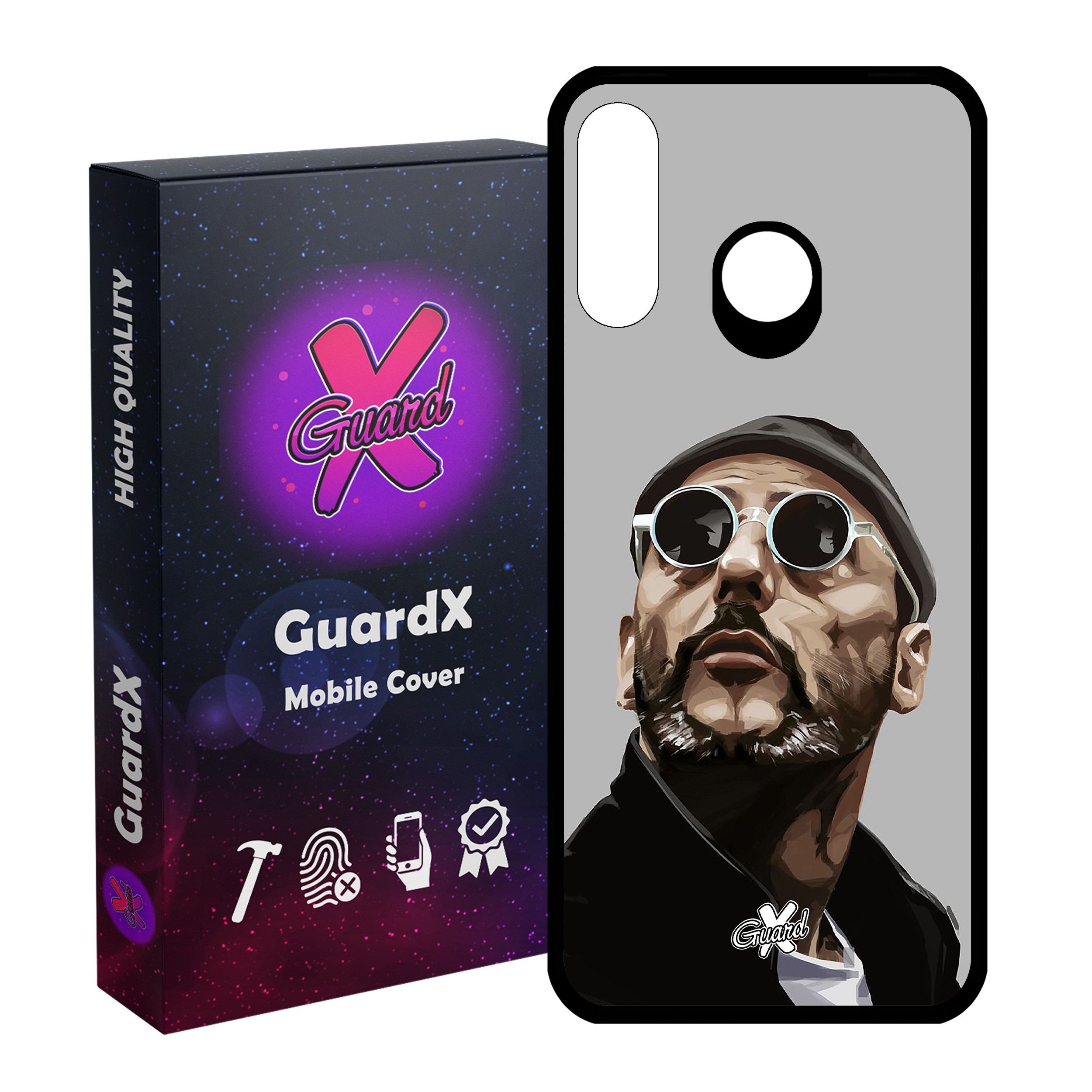 کاور گارد ایکس طرح Leon مدل Glass10108 مناسب برای گوشی موبایل هوآوی P30 Lite