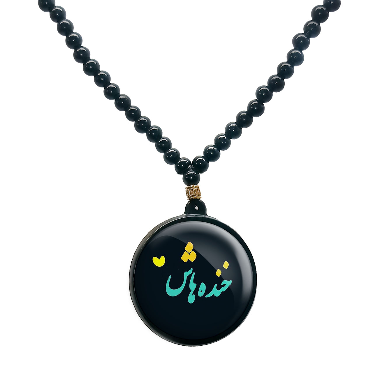 گردنبند پرمانه طرح love کد pmd.24365 مدل دو طرفه