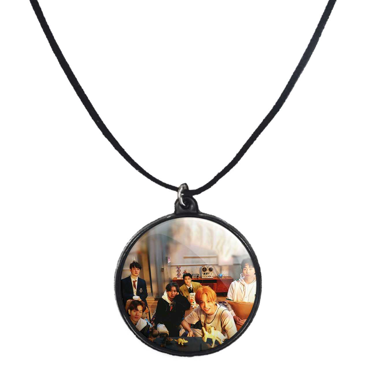 گردنبند پرمانه طرح exo کد pmb.13740 مدل دو طرفه