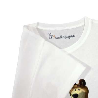 تی شرت بچگانه پرمانه طرح میشا ماشا کد pmt.435