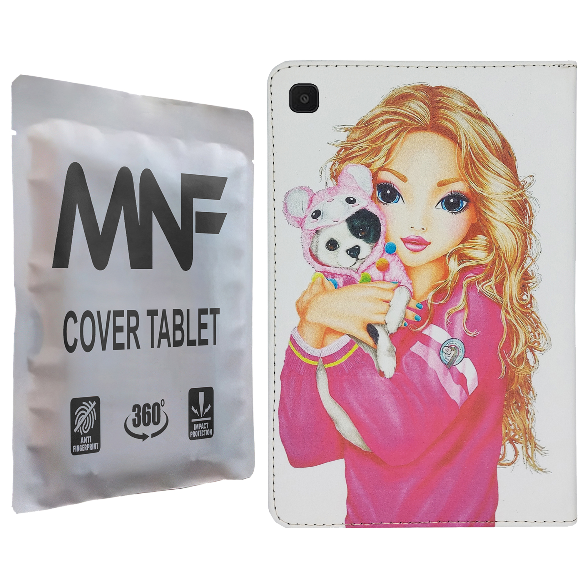 کیف کلاسوری ام ان اف طرح دختر فانتزی کد M-074 مناسب برای تبلت سامسونگ Galaxy Tab A 8.0 2019 T290 / T295