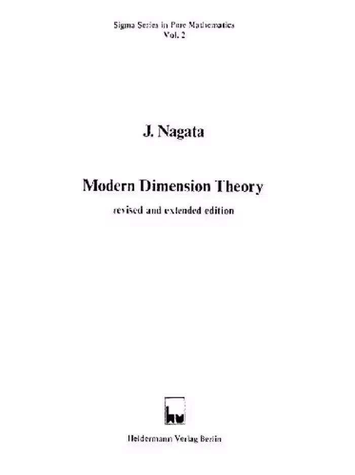 خرید و دانلود نسخه کامل کتاب Modern Dimension Theory