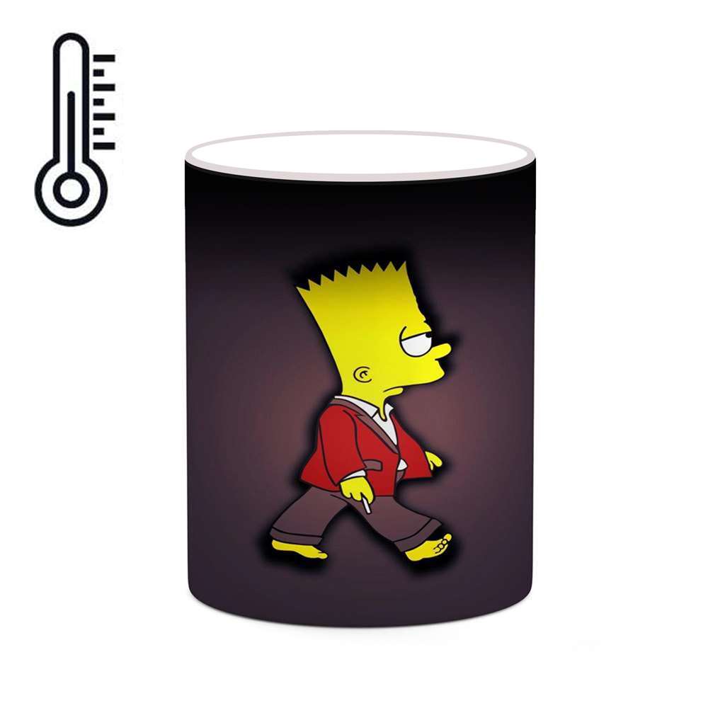 ماگ حرارتی کاکتی طرح کارتون سیمپسون مدل mgh23690