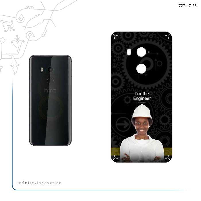 برچسب پوششی ماهوت مدل Engineer مناسب برای گوشی موبایل اچ تی سی U11 Plus