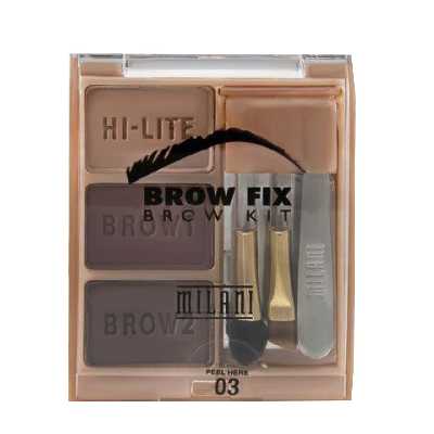 کیت سایه ابرو میلانی مدل Brow Fix شماره 03