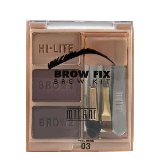 کیت سایه ابرو میلانی مدل Brow Fix شماره 03