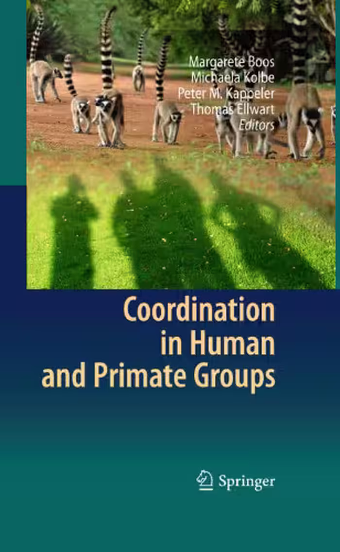 خرید و دانلود نسخه کامل کتاب Coordination in Human and Primate Groups
