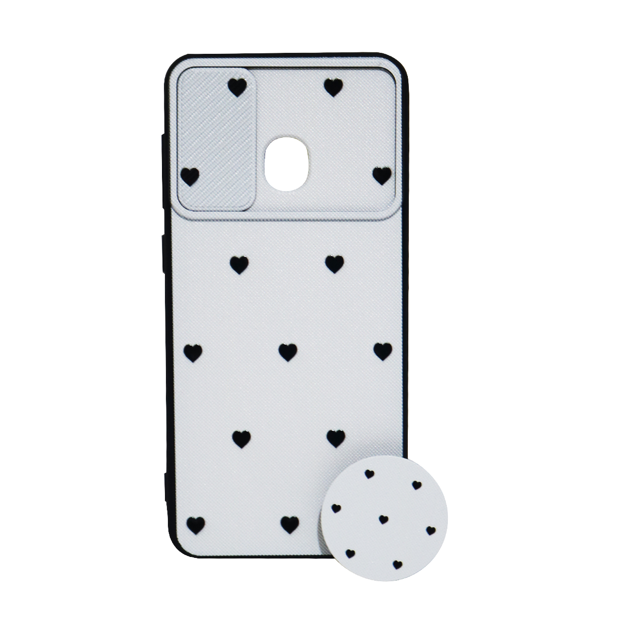 کاور کد 6571 مناسب برای گوشی موبایل سامسونگ Galaxy A20/ A30 به همراه پایه نگهدارنده