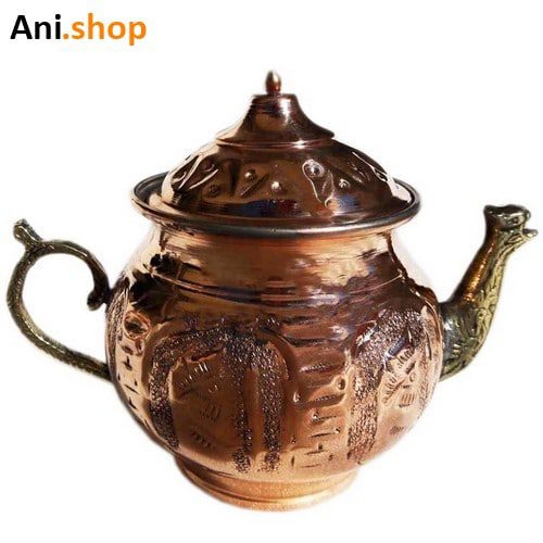 قوری مسی سیاه قلم کد68