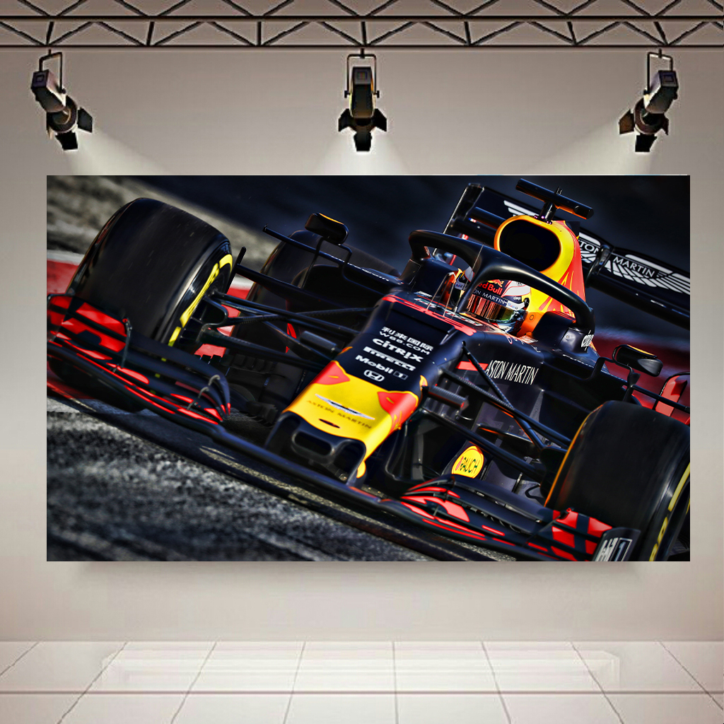 تابلو شاسی طرح فرمول یک مدل Aston Martin Red Bull Racing کد AR1068
