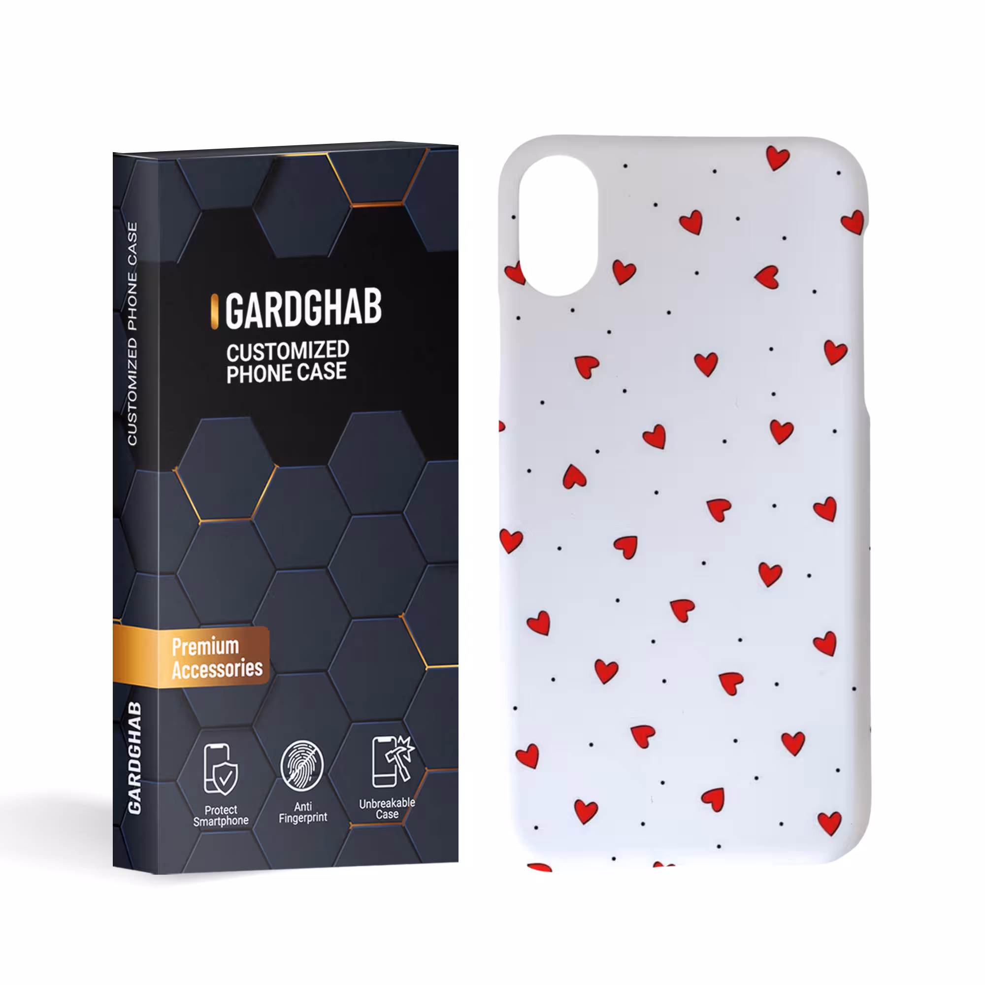 کاور گارد قاب مدل ساده مناسب برای گوشی موبایل اپل iphone x xs