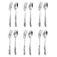 سرویس قاشق و چنگال 12 پارچه مدل دونا 