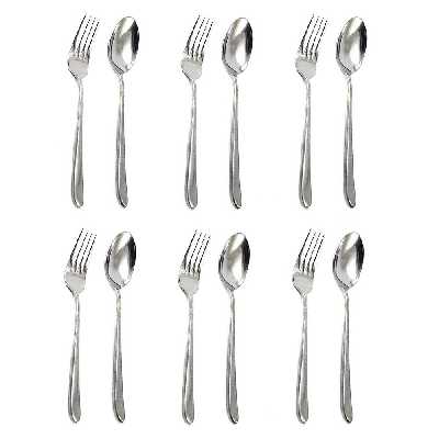 سرویس قاشق و چنگال 12 پارچه مدل دونا 