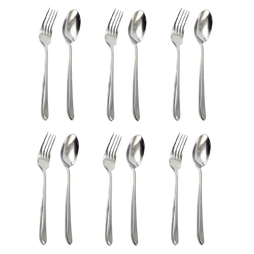 سرویس قاشق و چنگال 12 پارچه مدل دونا 