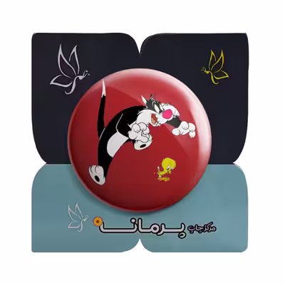 پیکسل پرمانه طرح توییتی و گربه کد pm.4839