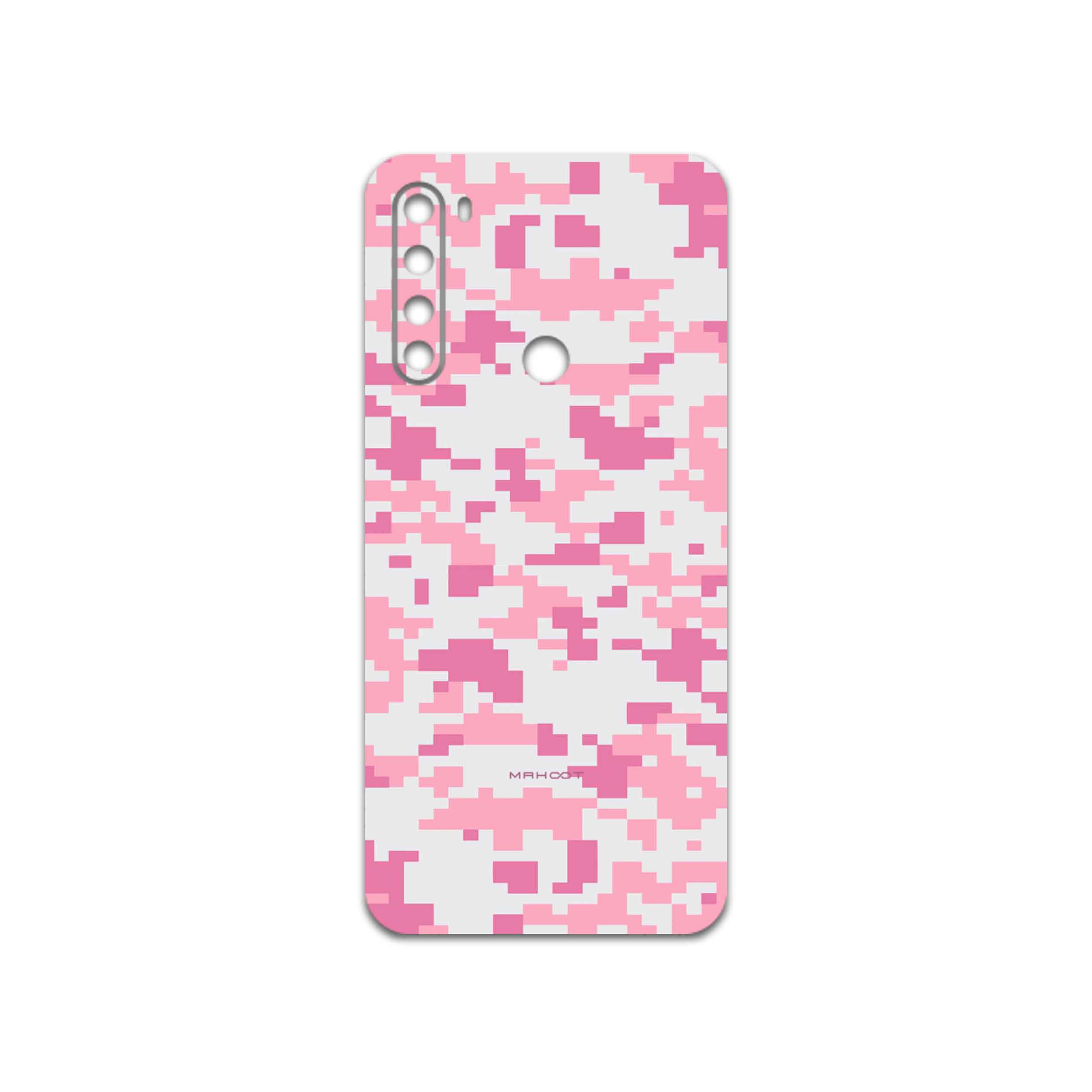 برچسب پوششی ماهوت مدل Army-Pink-pixel مناسب برای گوشی موبایل شیائومی Redmi Note 8 2021