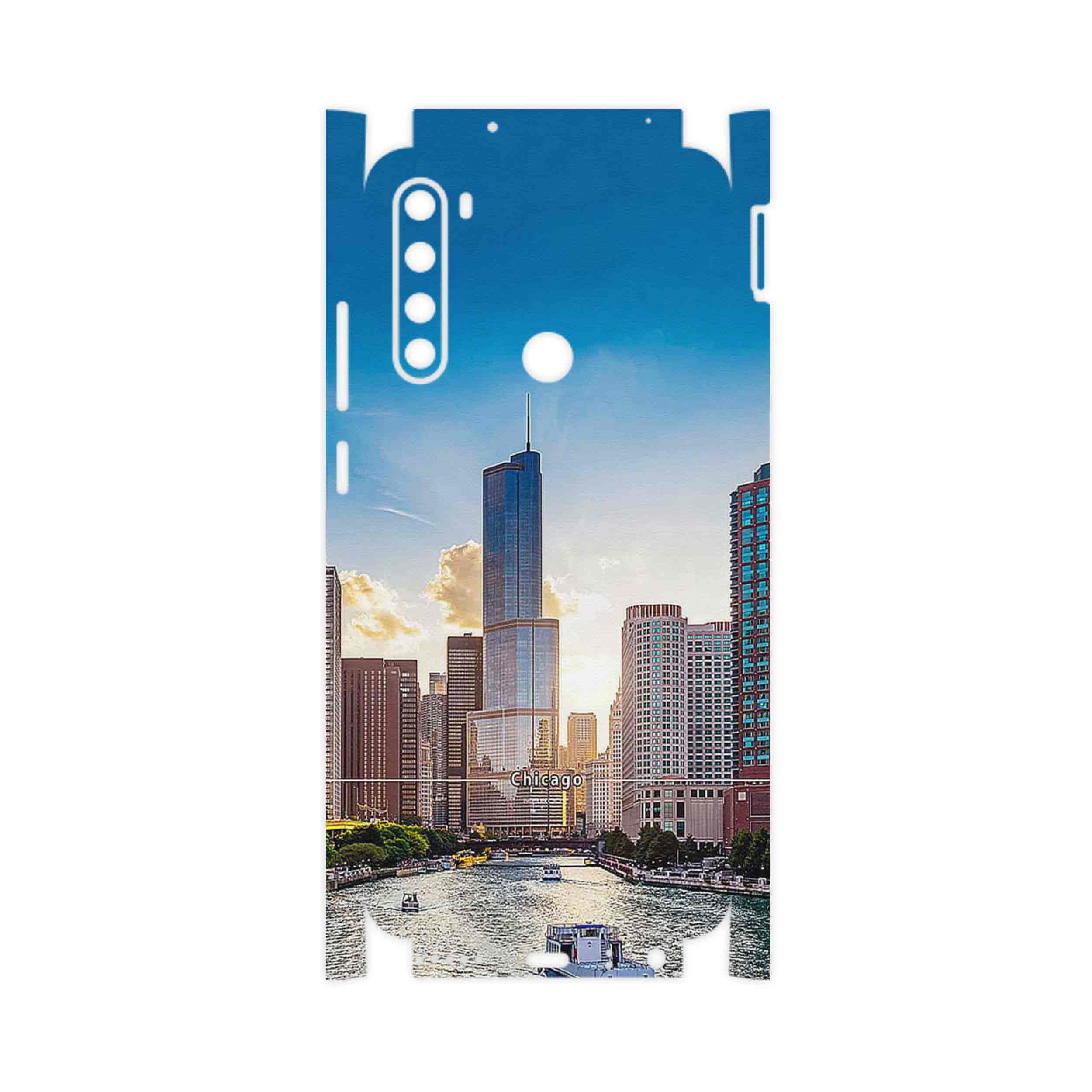 برچسب پوششی ماهوت مدل City of Chicago-FullSkin مناسب برای گوشی موبایل شیائومی Redmi Note 8 2021