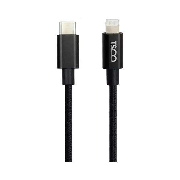 کابل شارژ و  تبدیل USB-C به لایتنینگ تسکو مدل TC PD 200 طول 1.5 متر